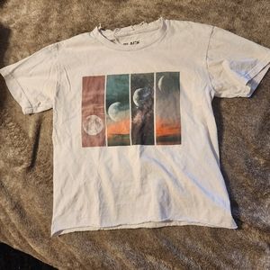 Black Matter - Distressed Moon Phase Tee - Small